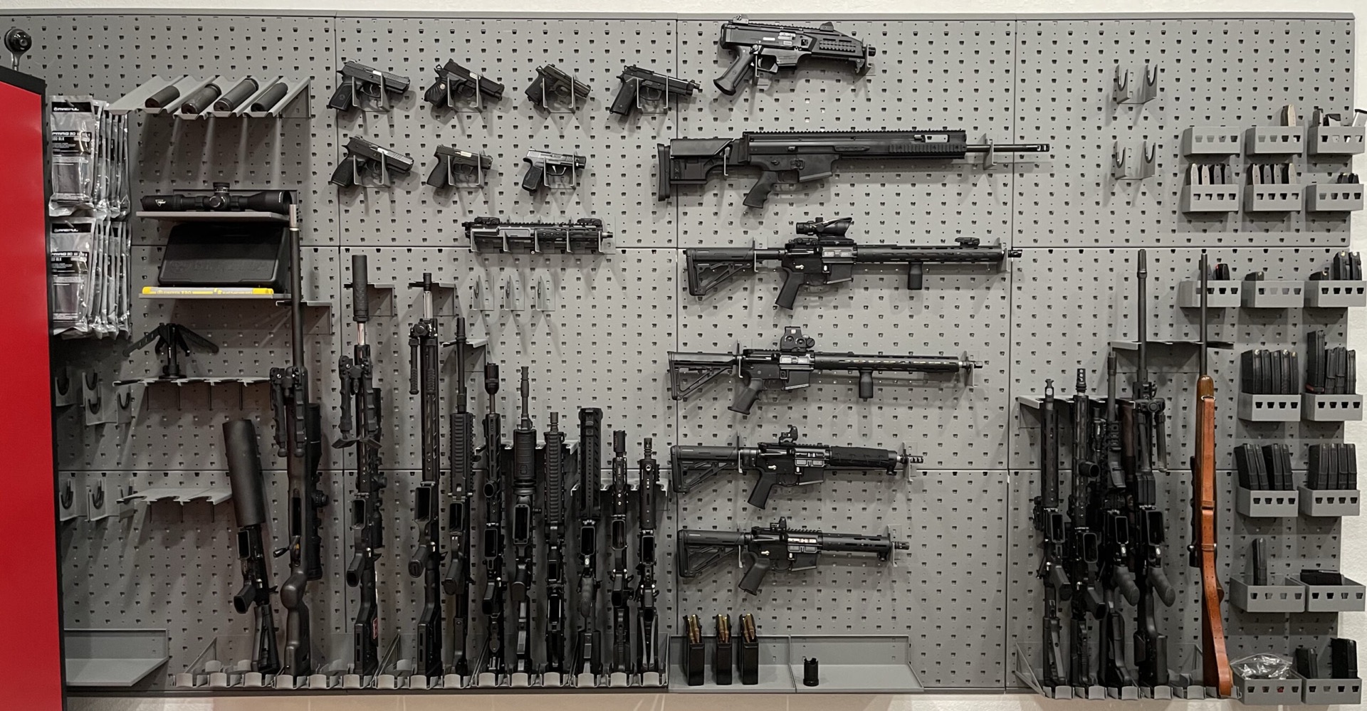 The Horizon Arms Research armory wall